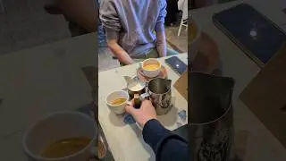Pitcher Takeover! When Guest Makes Their Own Coffee #latteart #latteartvideo