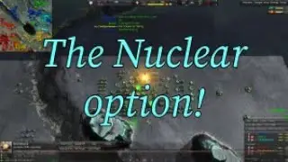 Early bombing run guts red's economy, can they recover? Beyond All Reason 3v3 on Theta Crystals.