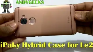 iPaky Chrome 3 Piece Hybrid for Le 2 - Rose Gold