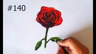 ÇOK KOLAY GÜL ÇİZİMİ 