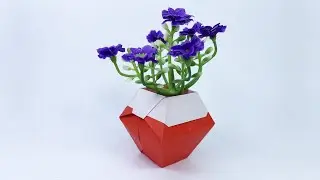 How to make a easy origami vase