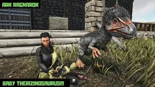 Taming And Breeding The Therizinosaurus! Ark Ragnarok Part 25