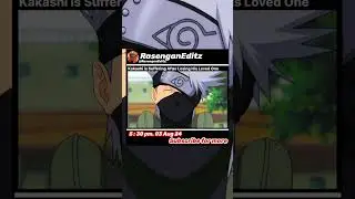 Kakashi Suffering #naruto #kakashi #sasuke