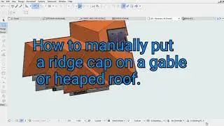 Ridge cap Design in ArchiCAD 20 by LAJ_CAD-FORUM! 
