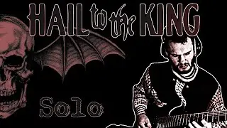 Avenged Sevenfold - Hail To The King (Guitar Solo Cover by William Jacobsen)