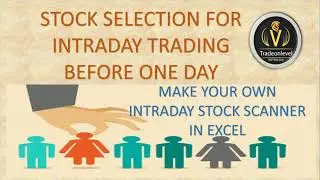How to select stocks for intraday trading | Stock screener for intraday trading part1