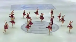 Skyliners World Synchro Helsinki 2019 (4K) - Free Skating, Synchronized skating