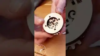 Собираем деревянные часи механическая модель Steampunk Clock UGEARS ⏰💥⚡🔥⌚