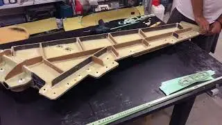 How it is made. RC airliner wing.
