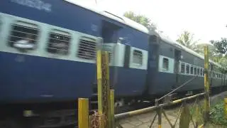 Train going by in Kerala, India.  Sony TX5