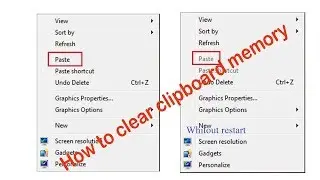 How to clear clipboard cache on windows without restart