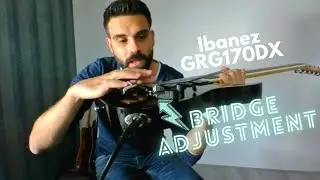 Ibanez GRG170DX Bridge Adjustment: How to adjust a floating tremolo bridge