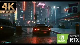 Cyberpunk 2077 | Driving | The Night City | 2020 | RTX 3080 | 4K