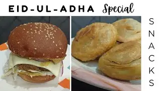 Snack Recipes | Keema Tikki Burger | Layered Keema Kachori | Bakra Eid Special