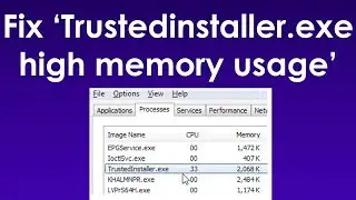 How to fix trustedinstaller.exe high memory and cpu usage in windows 7/8/10