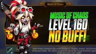 Best Team to Defeat Music of Chaos Level 160 | No Buff Strategy with Augustus | Hero Wars Guide