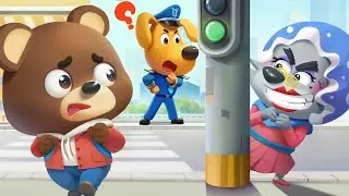 A Stranger's Following Me | Kids Outdoor Safety Cartoon | Sheriff Labrador | BabyBus