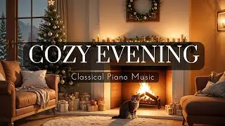 Cozy Classical Piano with Relaxing Fireplace Ambience | Perfect for Studying, Relaxation & Sleep