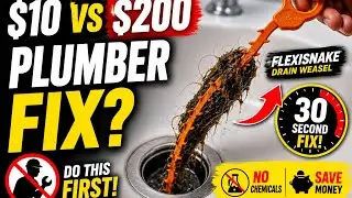 How to Unclog a Sink Drain in Seconds with FlexiSnake Drain Weasel