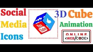 Css 3d Cube Rotating Animation Using Keyframes