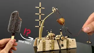 How to make a MEDIEVAL CATAPULT using just Popsicle Sticks ?