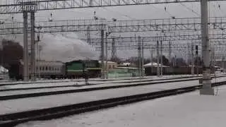 Паровоз П36 в Раменском