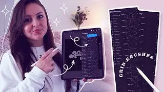 ✏️ How to create a Grid Brush in Procreate