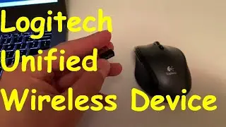 How to connect a Logitech Wireless mouse to a laptop