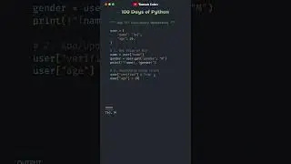 Getting, Adding & Removing from Dictionary | Day 37 | 100 Days of Python #100daysofpython
