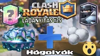 3 Mega Knight Egy Profilon! Hógolyó az arcba ❄️ Clash Royale Ládák Mindenfelé #25