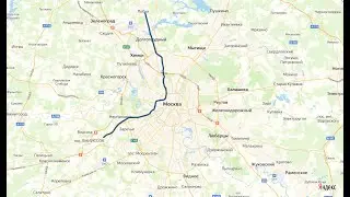 МЦД-1 Лобня-Одинцово за 9 мин