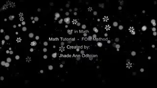 PT in Math by Jhade Ann Odtojan