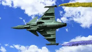 Swedish Armed Forces Airshow | Combat Practice | Gripen