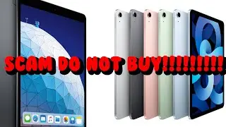 NEW IPAD AIR IS A SCAM DO *NOT* BUY!!! 2020