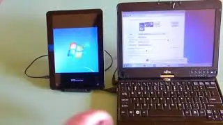 Android tablet as a second monitor for a Windows PC via a USB cable, shorter version