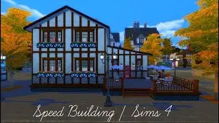 Cafe Rouge | Speed Building | Sims 4