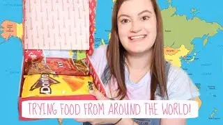 TRYING FOOD FROM AROUND THE WORLD