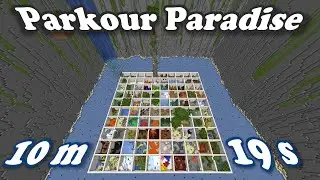 Parkour Paradise Speedrun in 10:19 (Personal Best)
