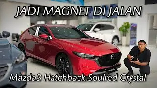 LANGSUNG JADI PUSAT PERHATIAN DI JALAN!!! MAZDA3 HATCHBACK SOULRED CRYSTAL!!!