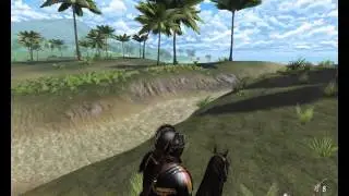Mount and Blade Caribbean! 5 Cannons vs 122 Bandits (+SLOW MOTION)