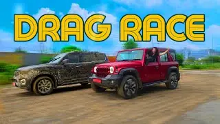 Drag Race of Mahindra Thar Roxx Vs Scorpio N - Unexpected Results 😲