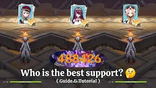 Best F2p Support for  Arlecchino? Charlotte vs Diona vs Rosaria (Damage Test!)