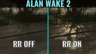Alan Wake 2 - Ray Reconstruction On vs Off - RTX 3070 - 1440p