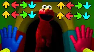 FNF Poppy Playtime BUT It's ELMO - Huggy Wuggy vs ELMO - ALL Elmo Weeks in friday night funkin
