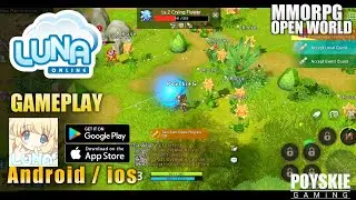 Luna M [Eng] Gameplay (Open World MMORPG) Android/ios
