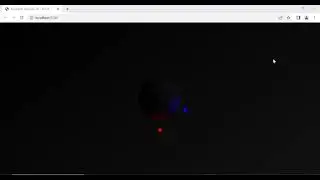 HTML, CSS and JavaScript animated R G B loader