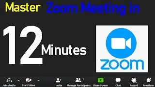 *Become Zoom Expert in 12 minutes*  Steps to Sign-Up, Schedule a Meeting & Join a meeting