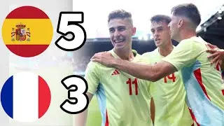 SPAIN VS FRANCE ( 4 3 ) | HIGHLIGHTS | OLYMPIC FINAL MEDAL 🏅