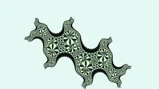 Alternative elephant tiling iteration - Julia morphing simulation