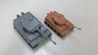Foldable German Tiger-1 Late Anet ET5 3D Print Model